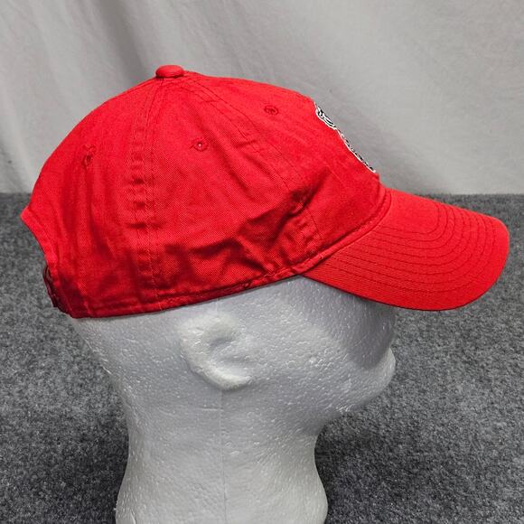 Wisconsin Badgers Bucky Mascot Red Snapback Hat NCAA College Cap Madison - Picture 4 of 6